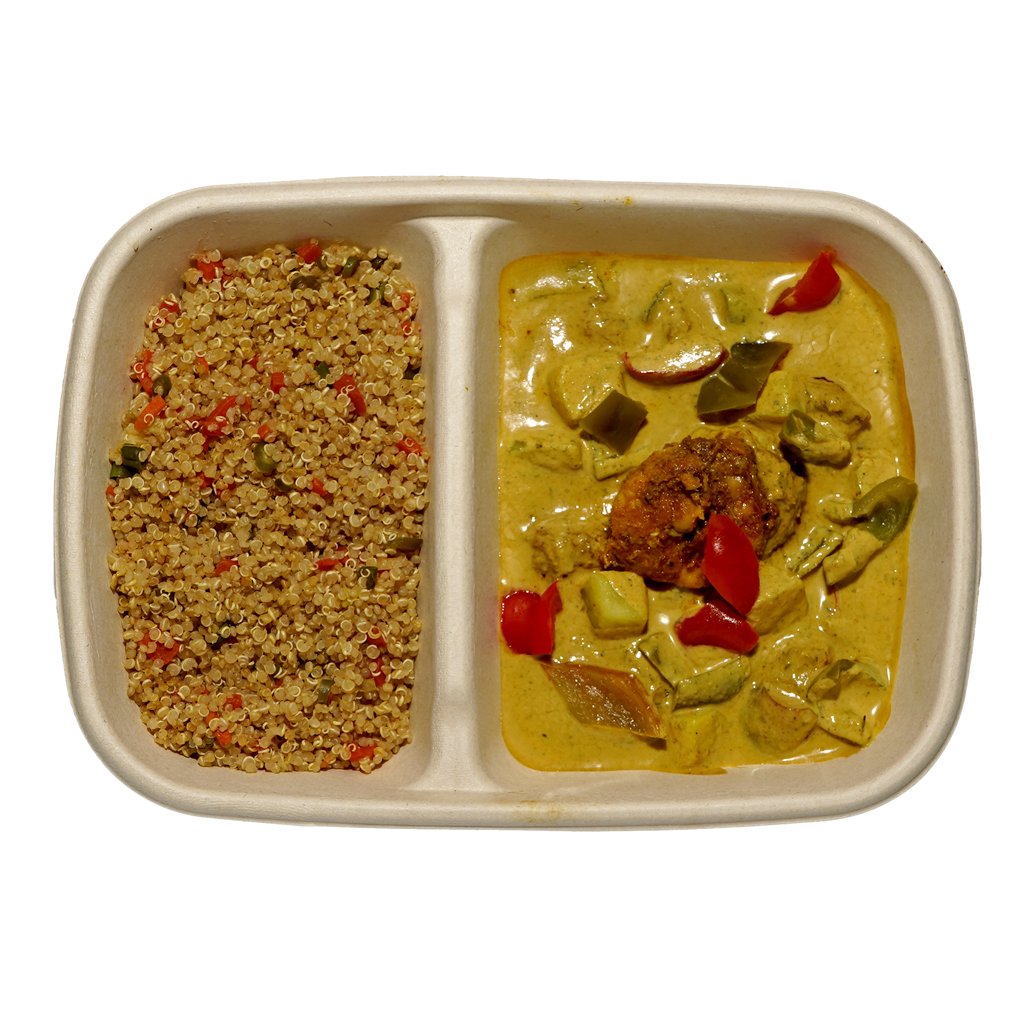 Coconut Shrimp Curry With Vegetable Quinoa